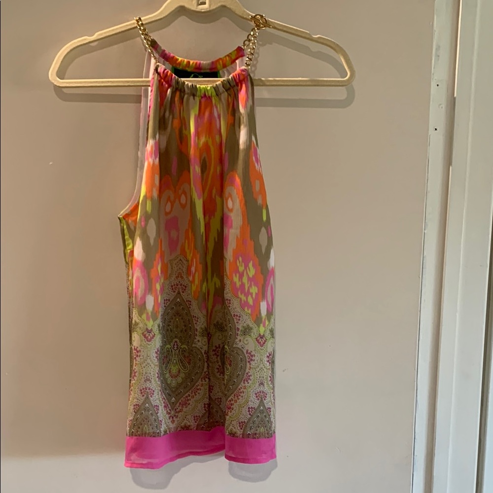 C Wonder halter resortwear Top S - Picture 2 of 8